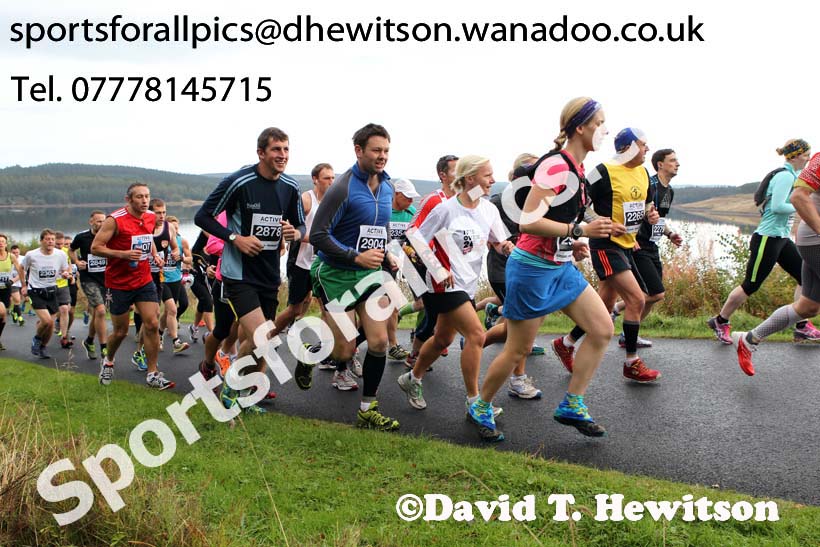 Start of the Kielder Marathon. Photo: David T. Hewitson/Sports for All Pics